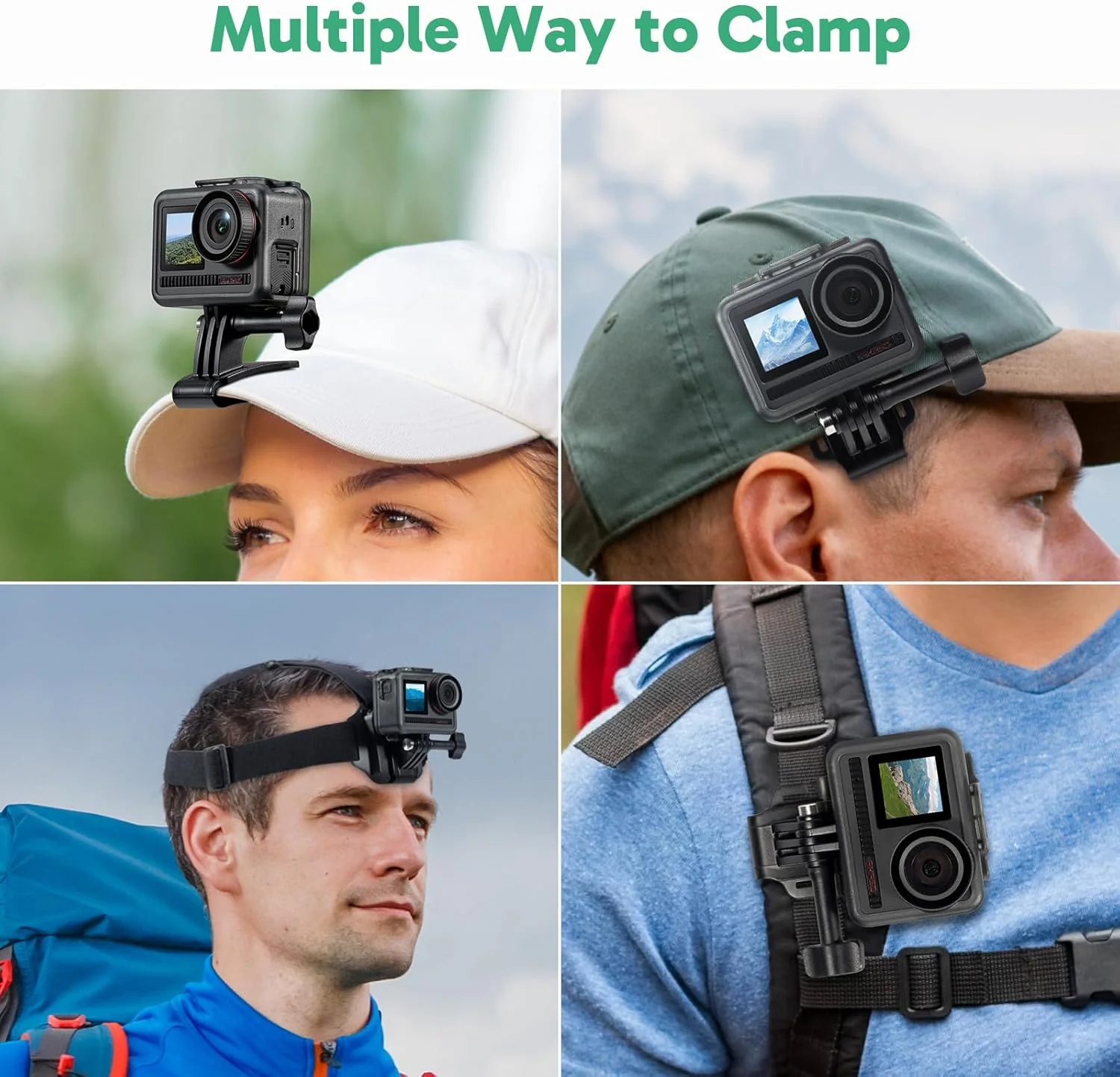 2-in-1 Quick Release Adjustable Head Strap Mount - Image 3