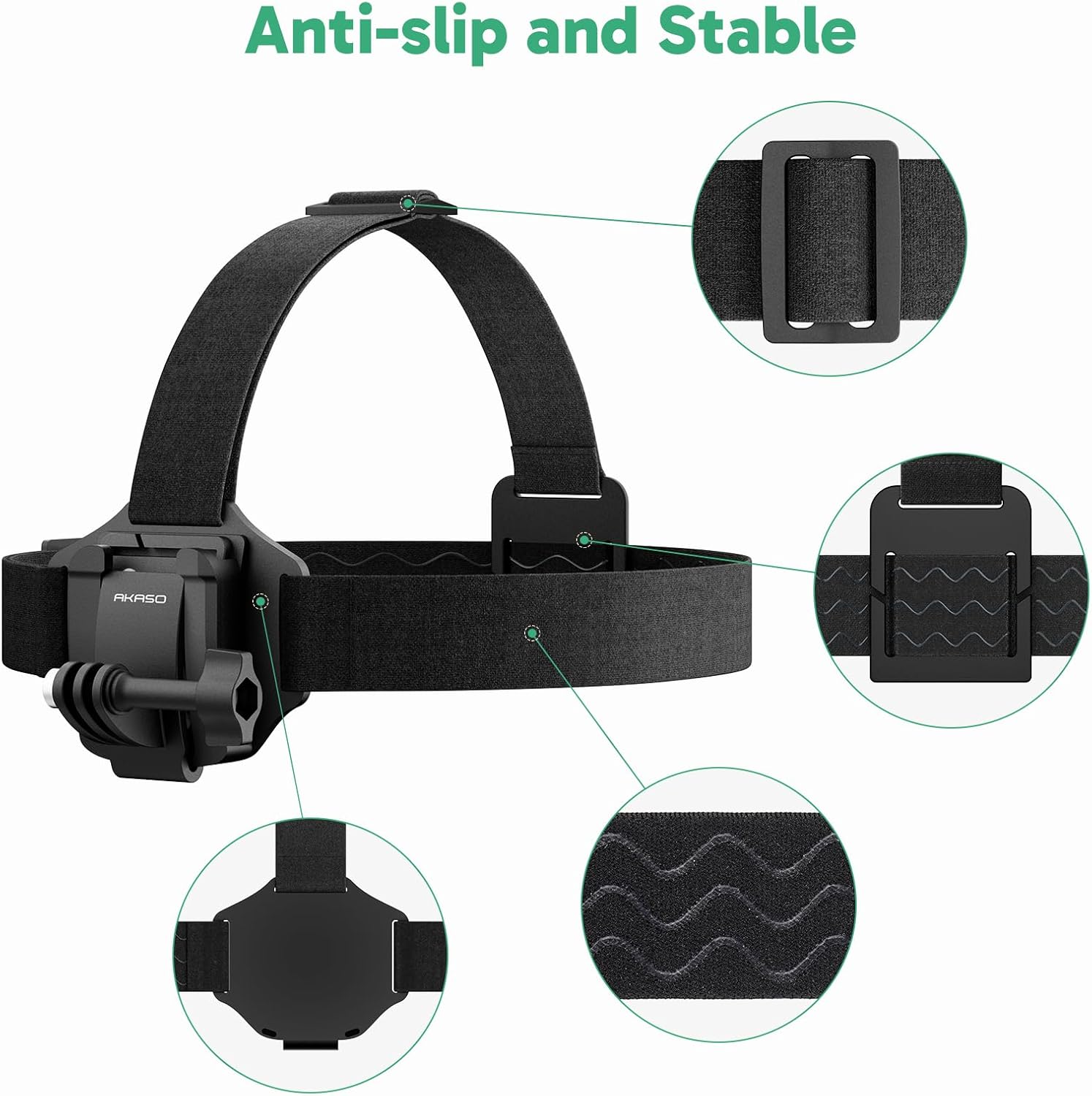 2-in-1 Quick Release Adjustable Head Strap Mount - Image 6