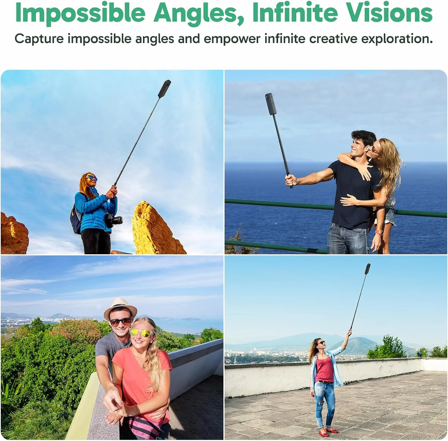AKASO 120cm Invisible Selfie Stick - Image 5