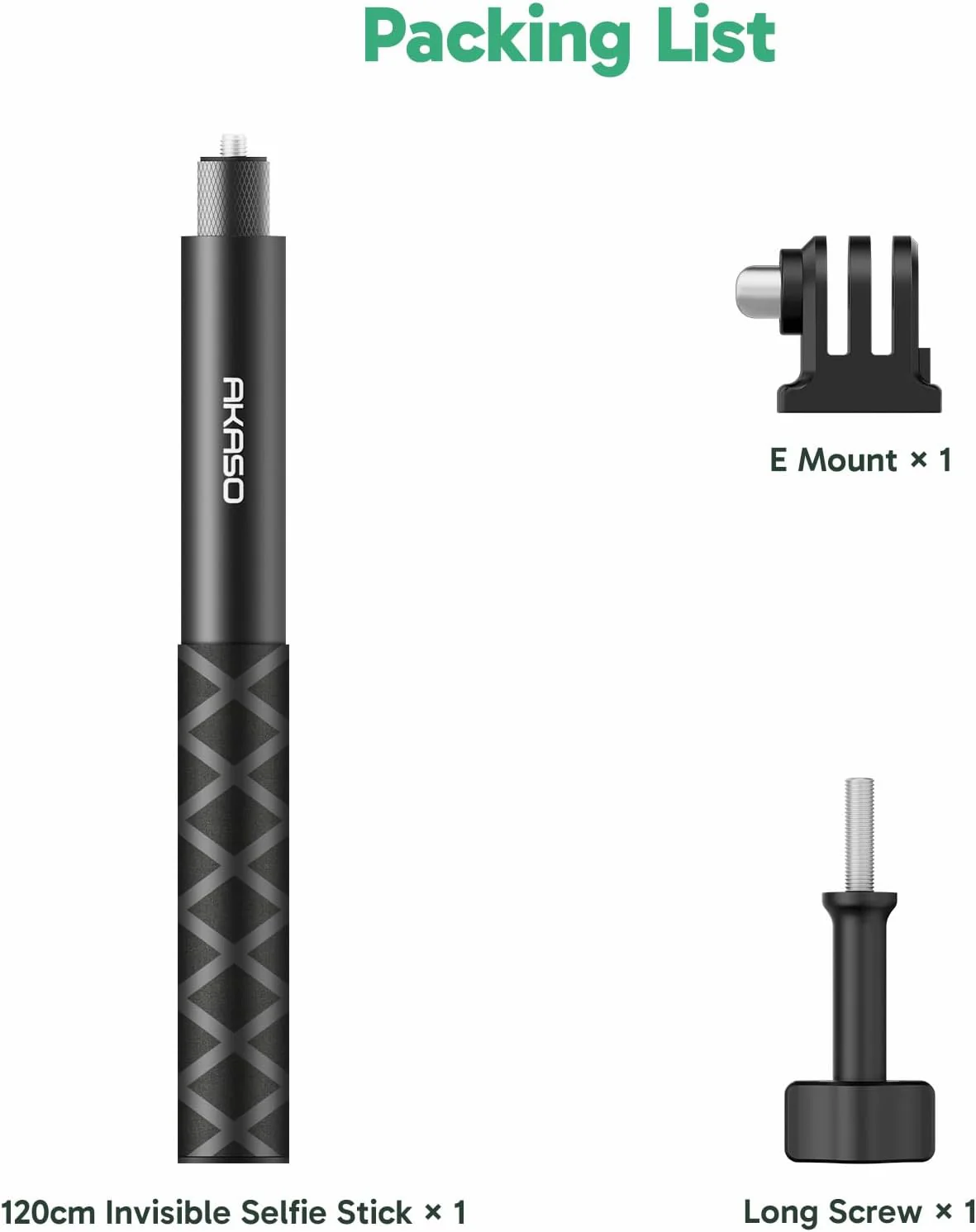 AKASO 120cm Invisible Selfie Stick - Image 8