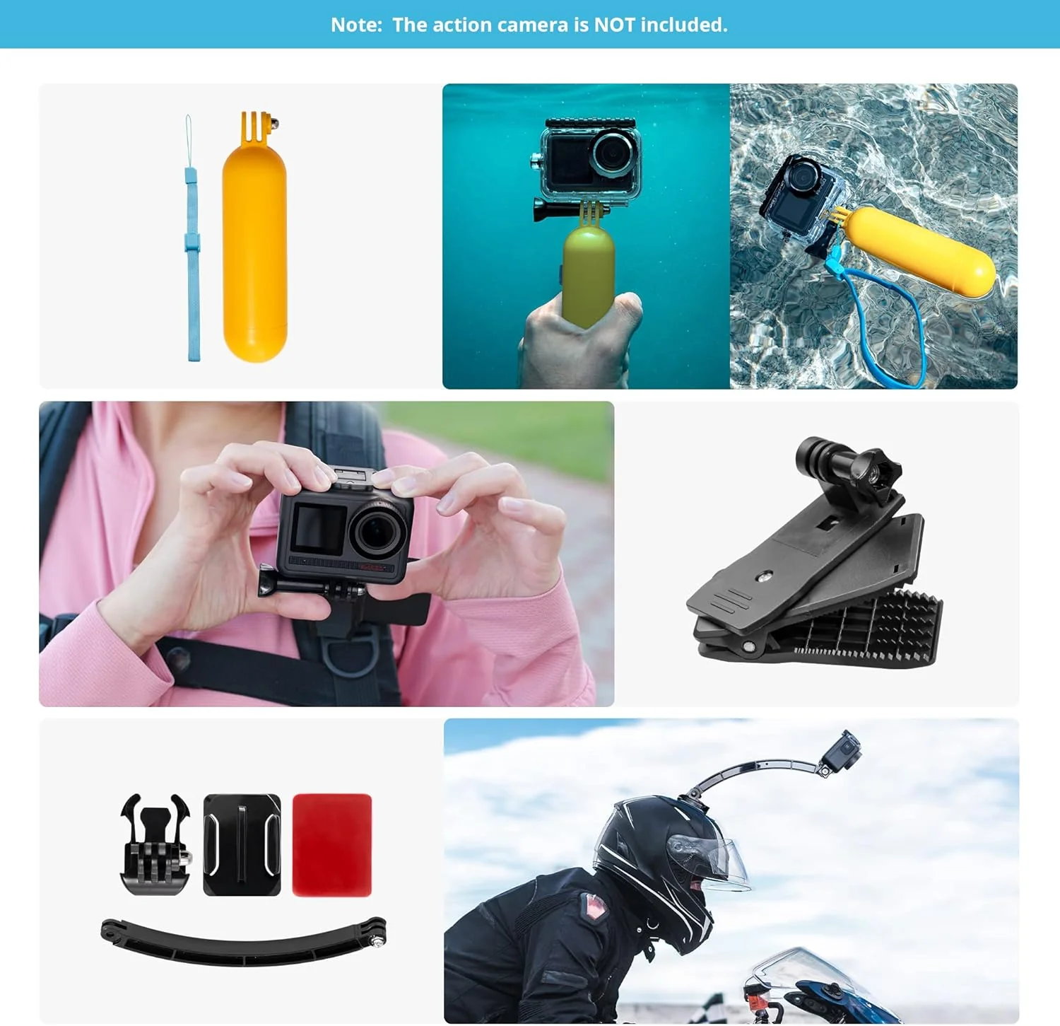 AKASO Action Camera Accessories Kit - Image 6