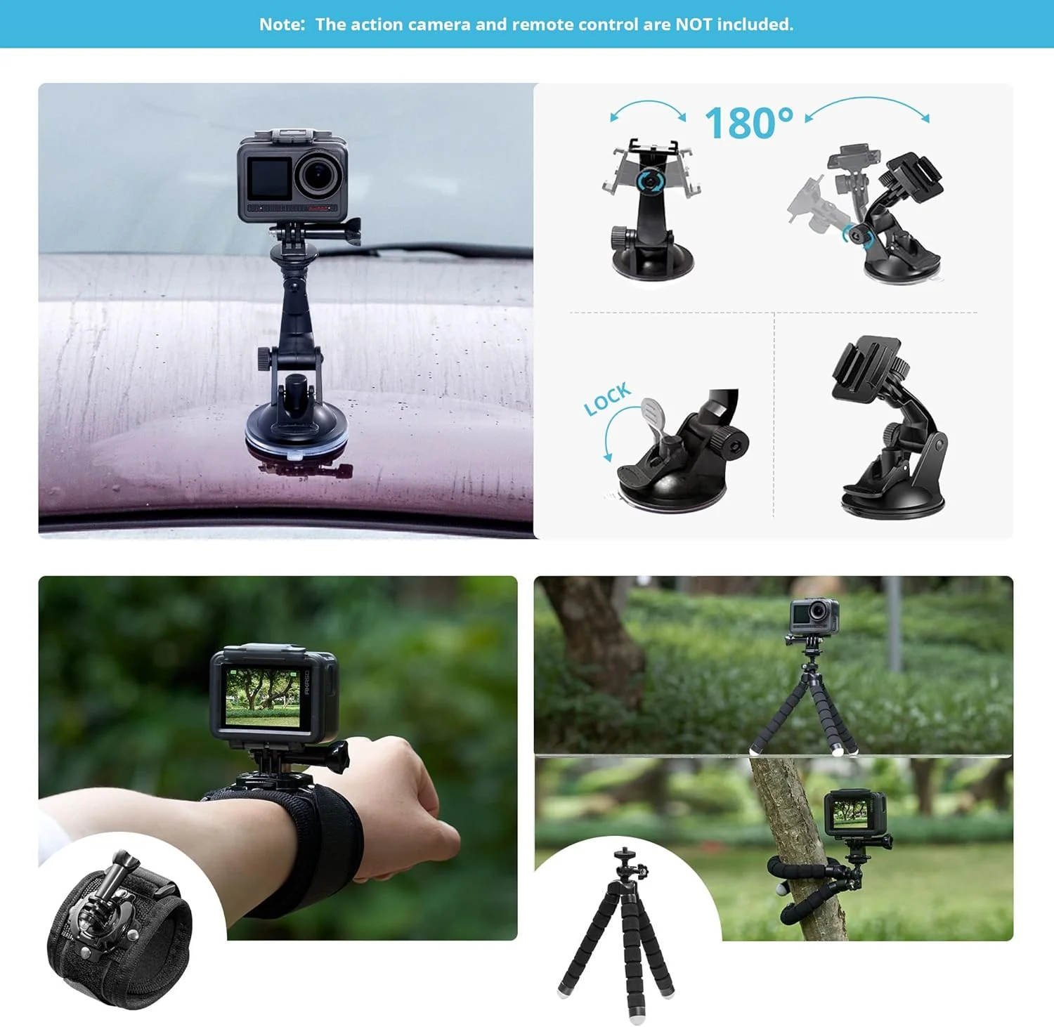 AKASO Action Camera Accessories Kit - Image 7