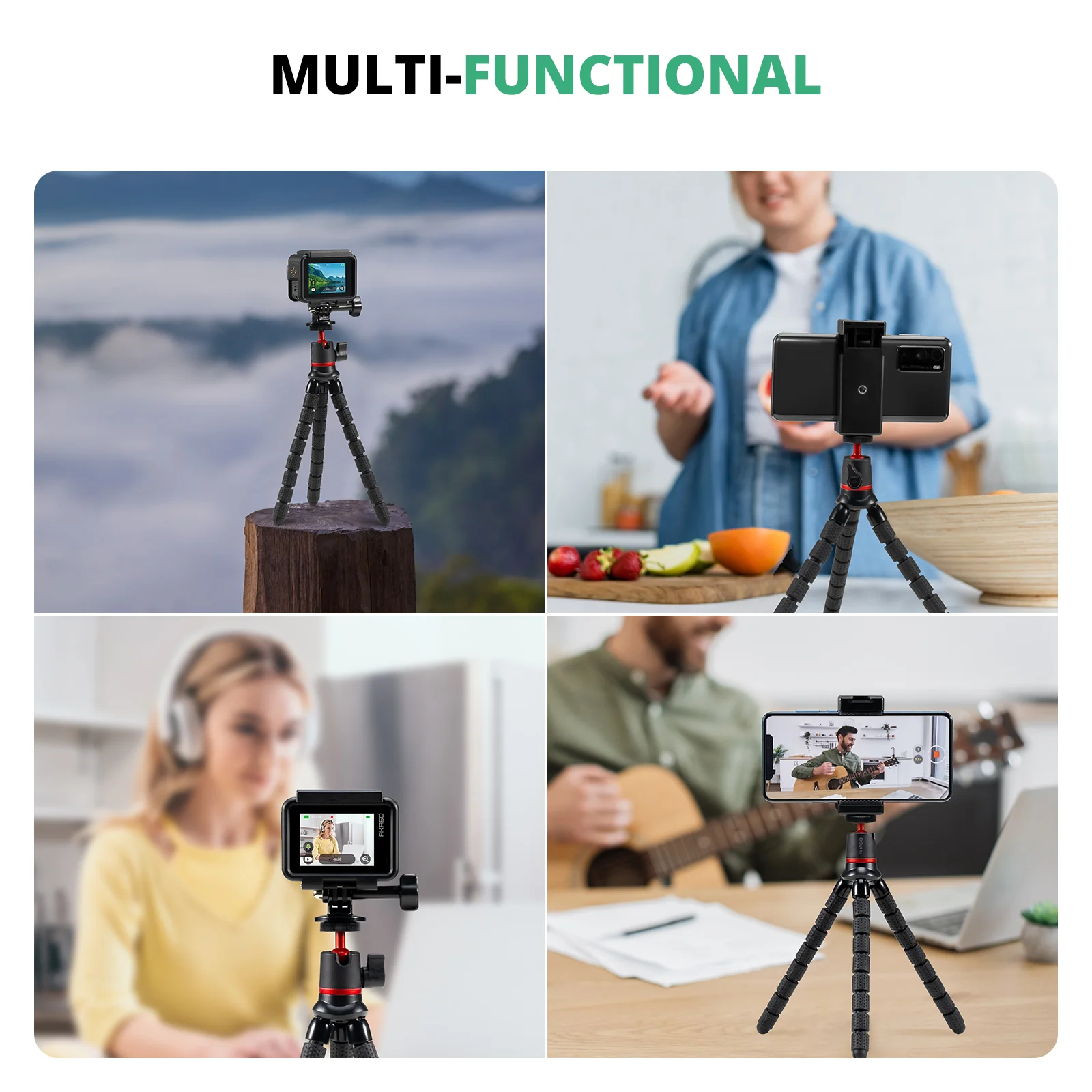 Flexible Tripod Accessories Kit - Image 4