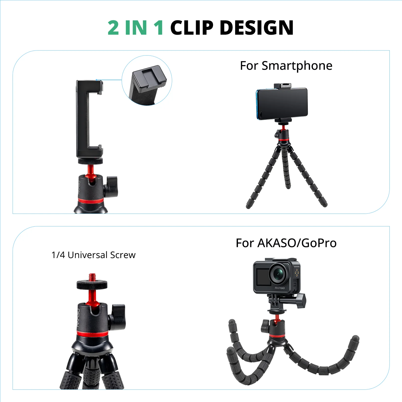 Flexible Tripod Accessories Kit - Image 5