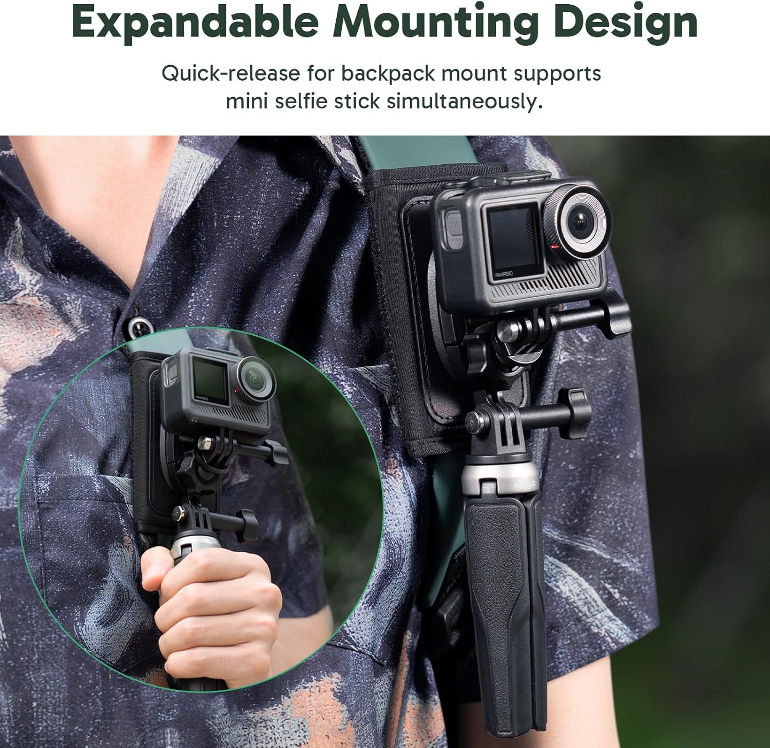 Quick Release Backpack Strap Mount - Image 4