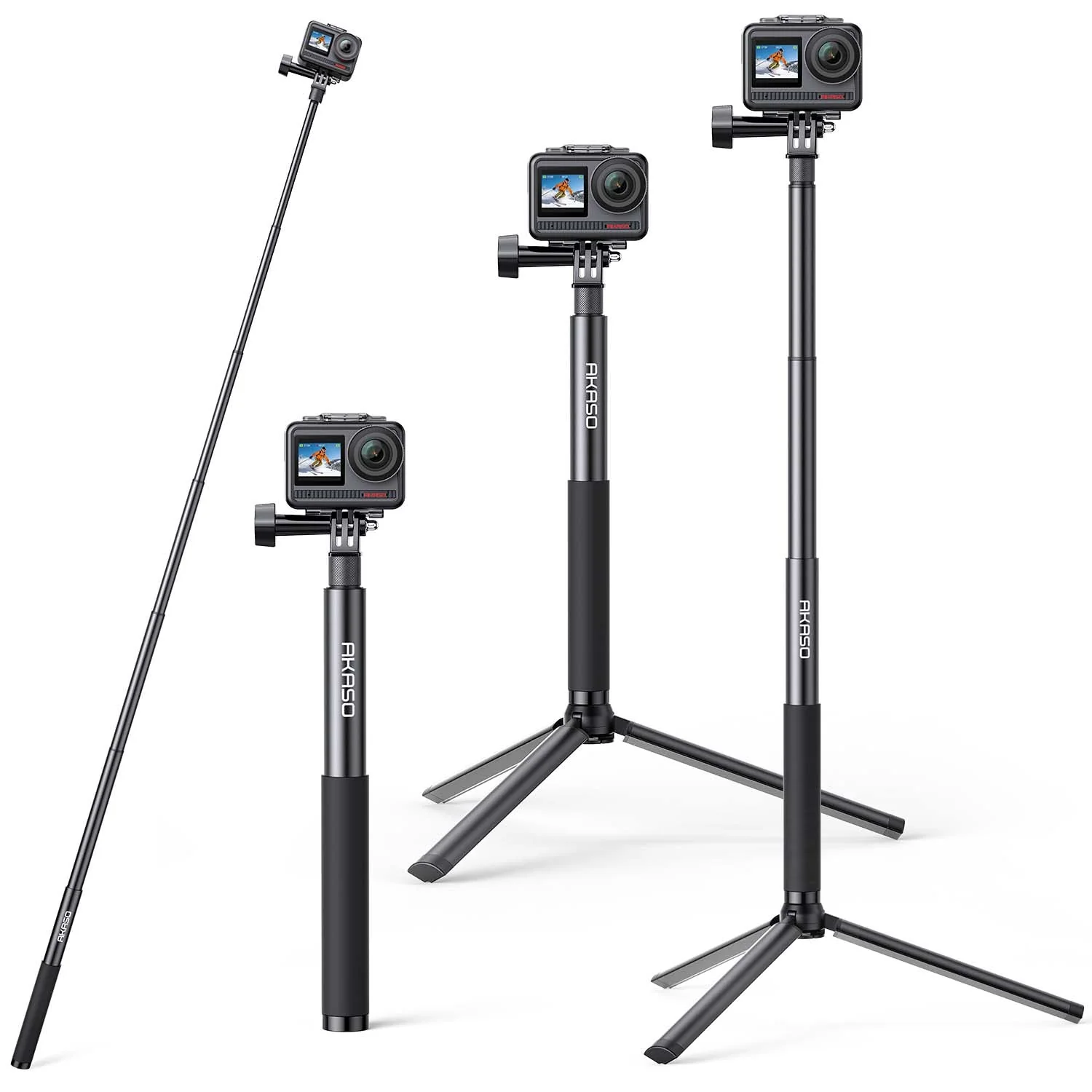 Akaso 120cm Selfie Stick Tripod - Image 8